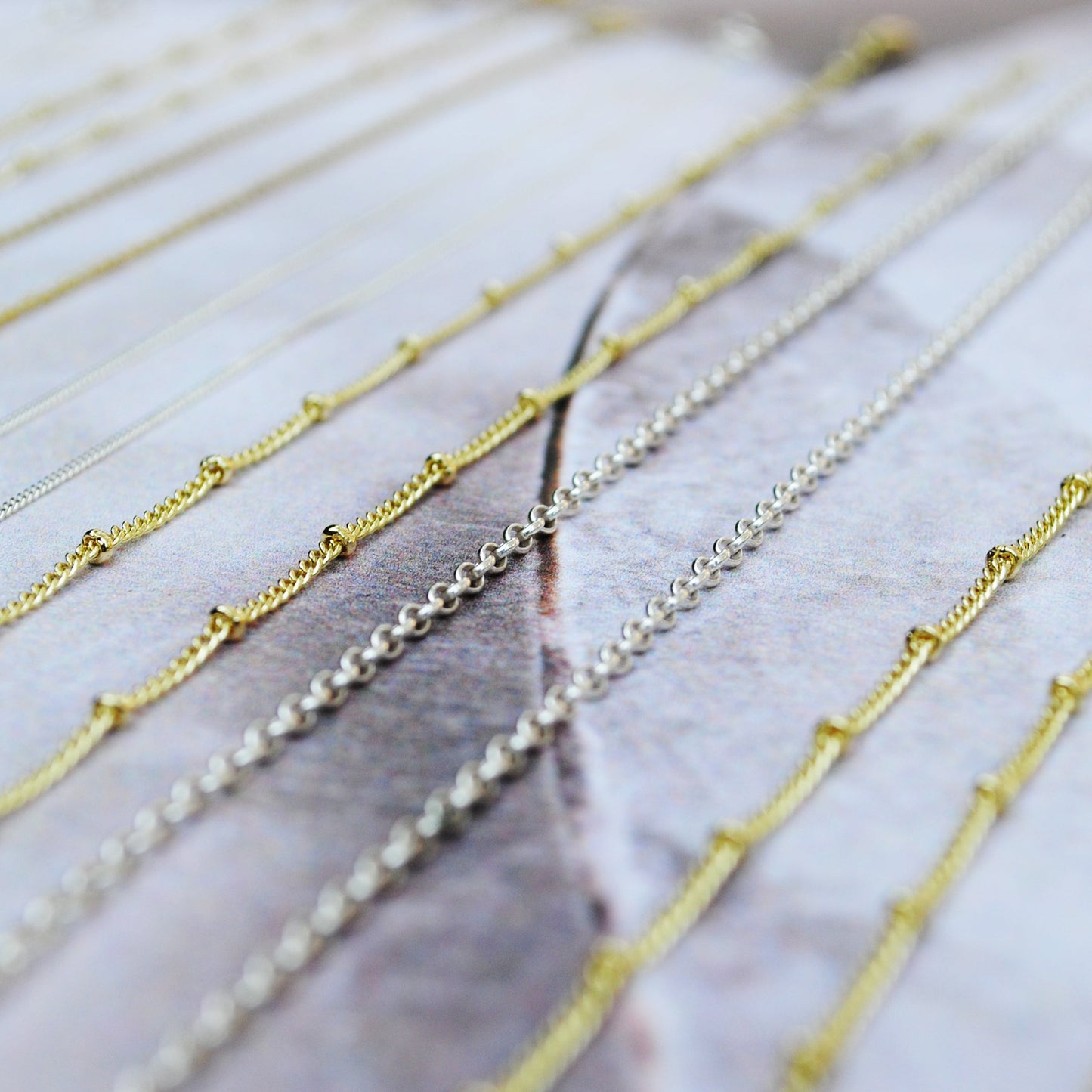 Nugget Name Necklace Vertical