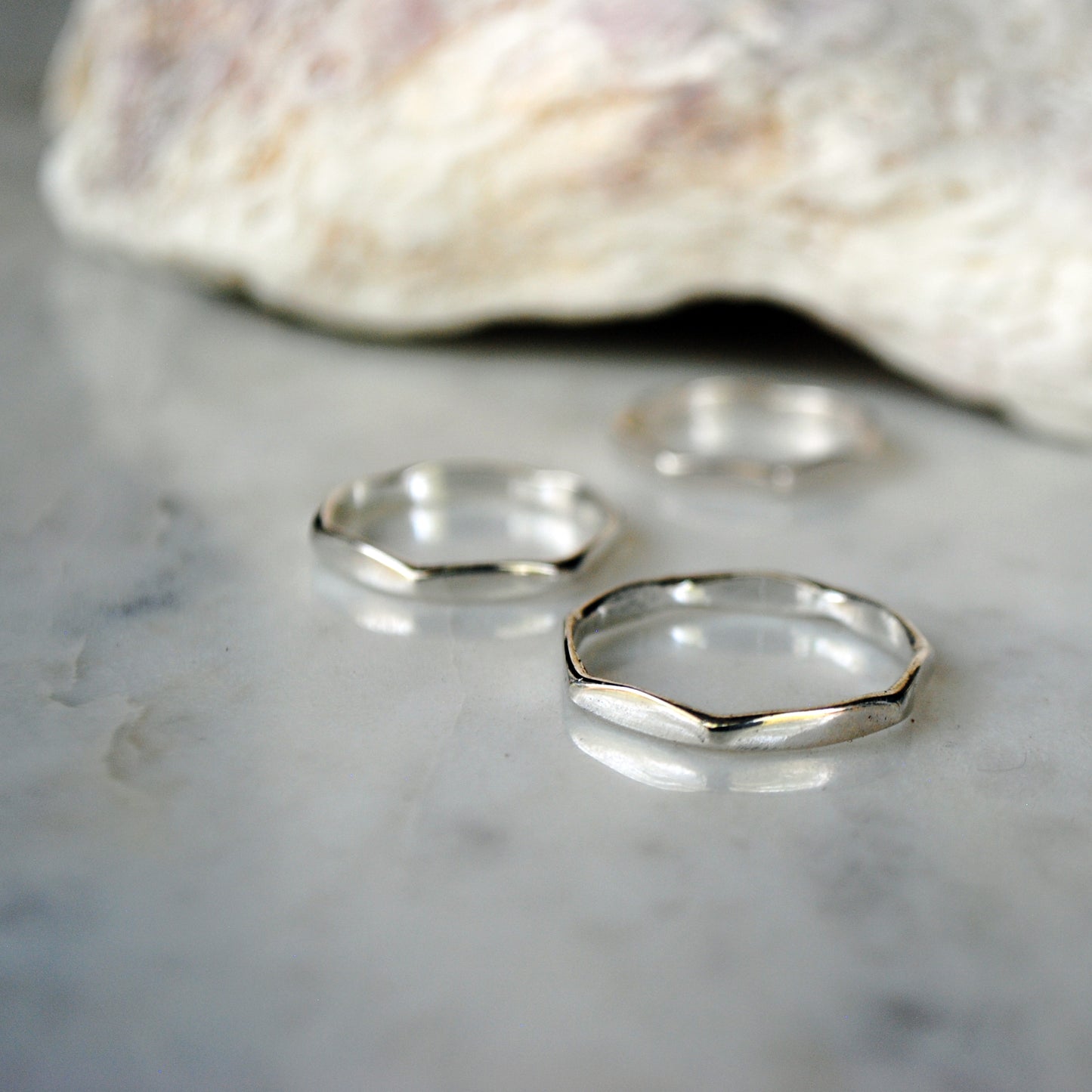 HEPTAGON Stack Ring