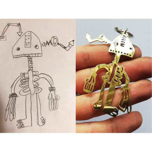Kiddies Art Keychain