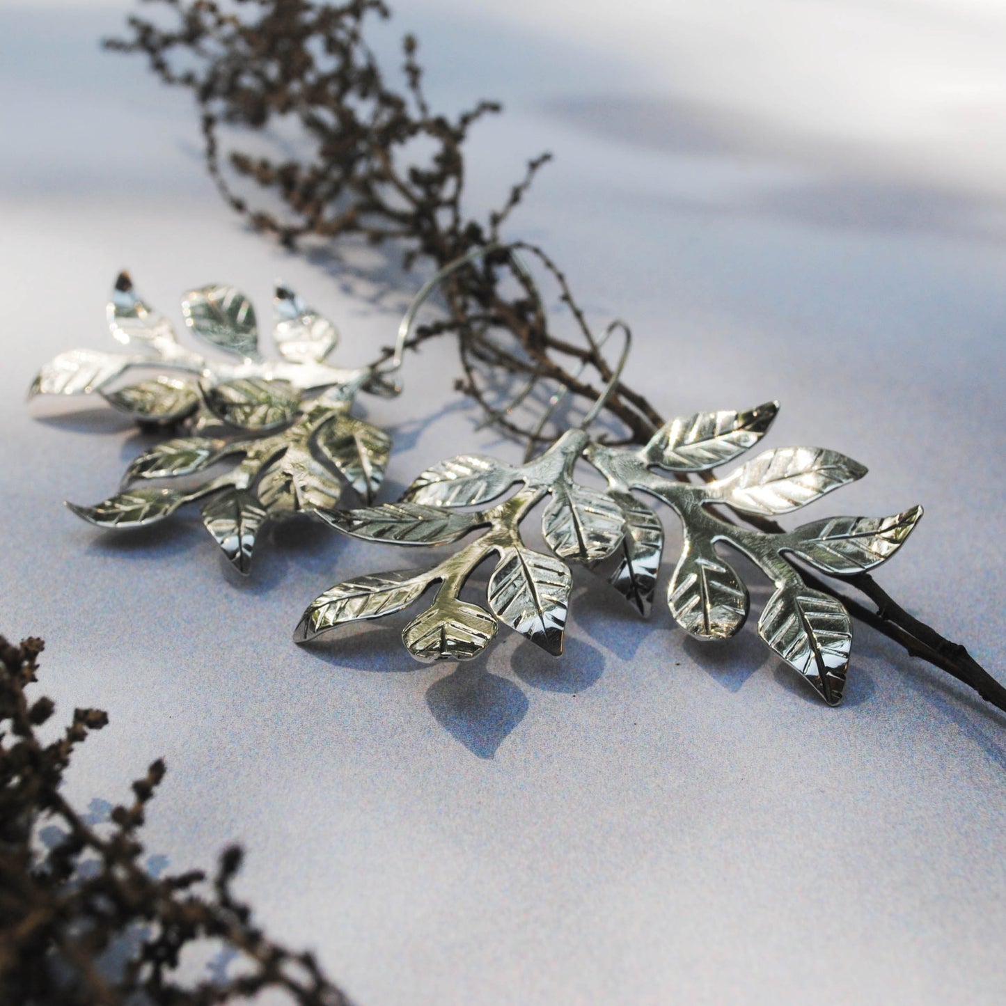 DOUBLE LEAFY DANGLY Earrings