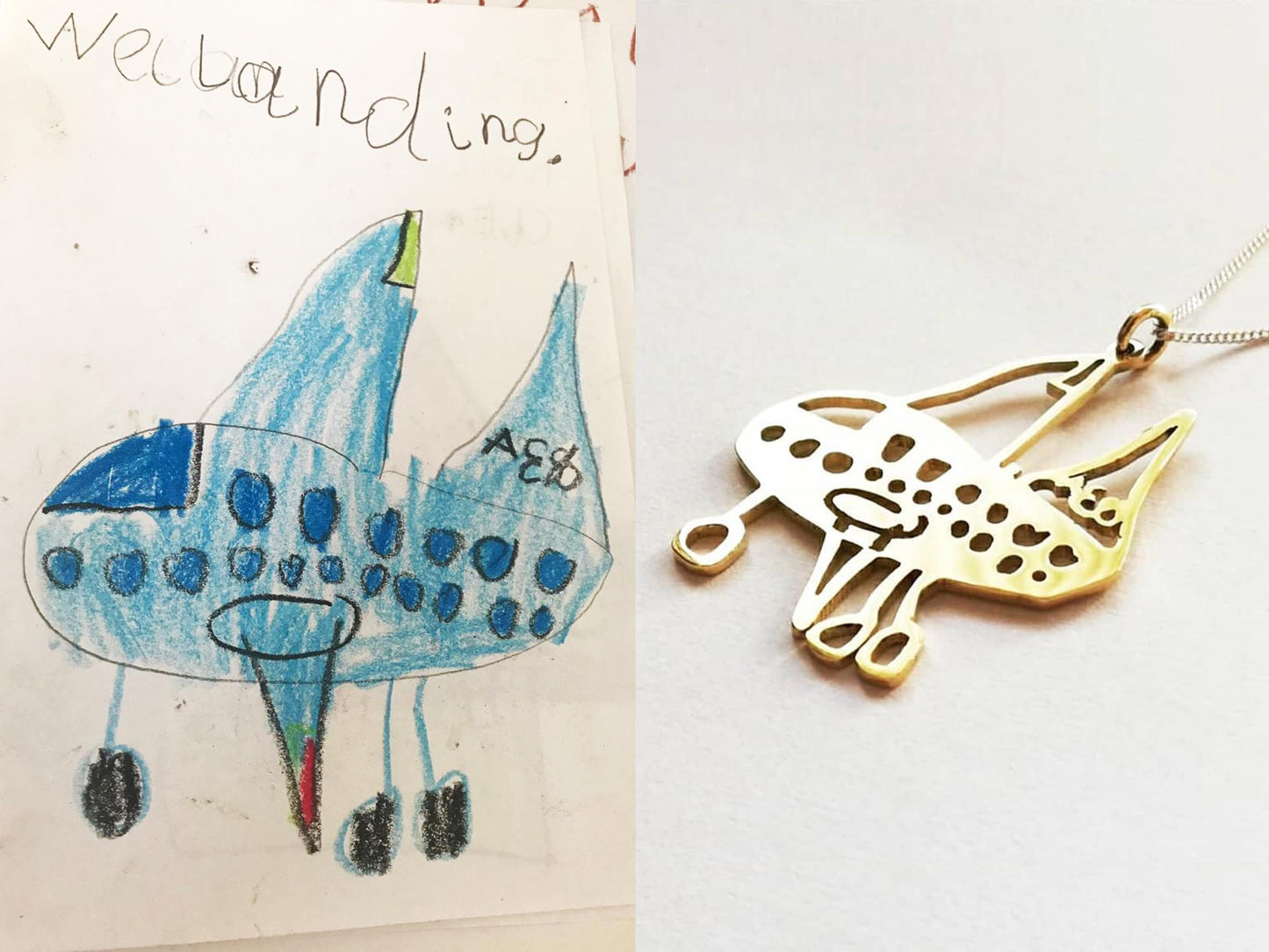 Kiddies Art Necklace