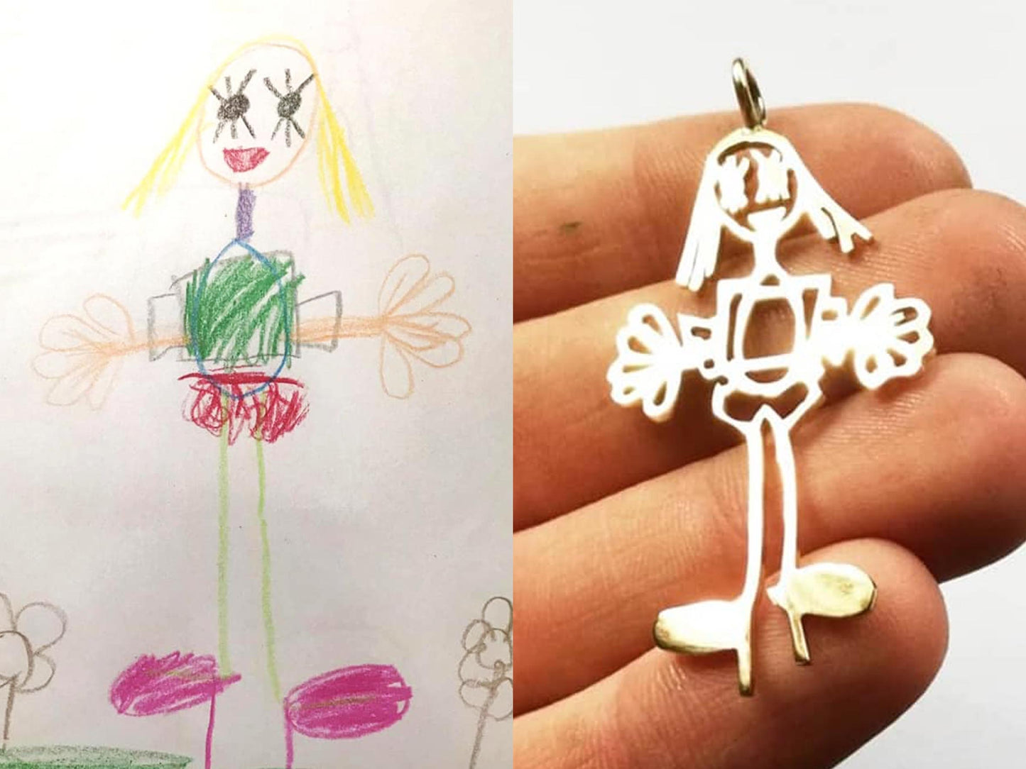 Kiddies Art Necklace