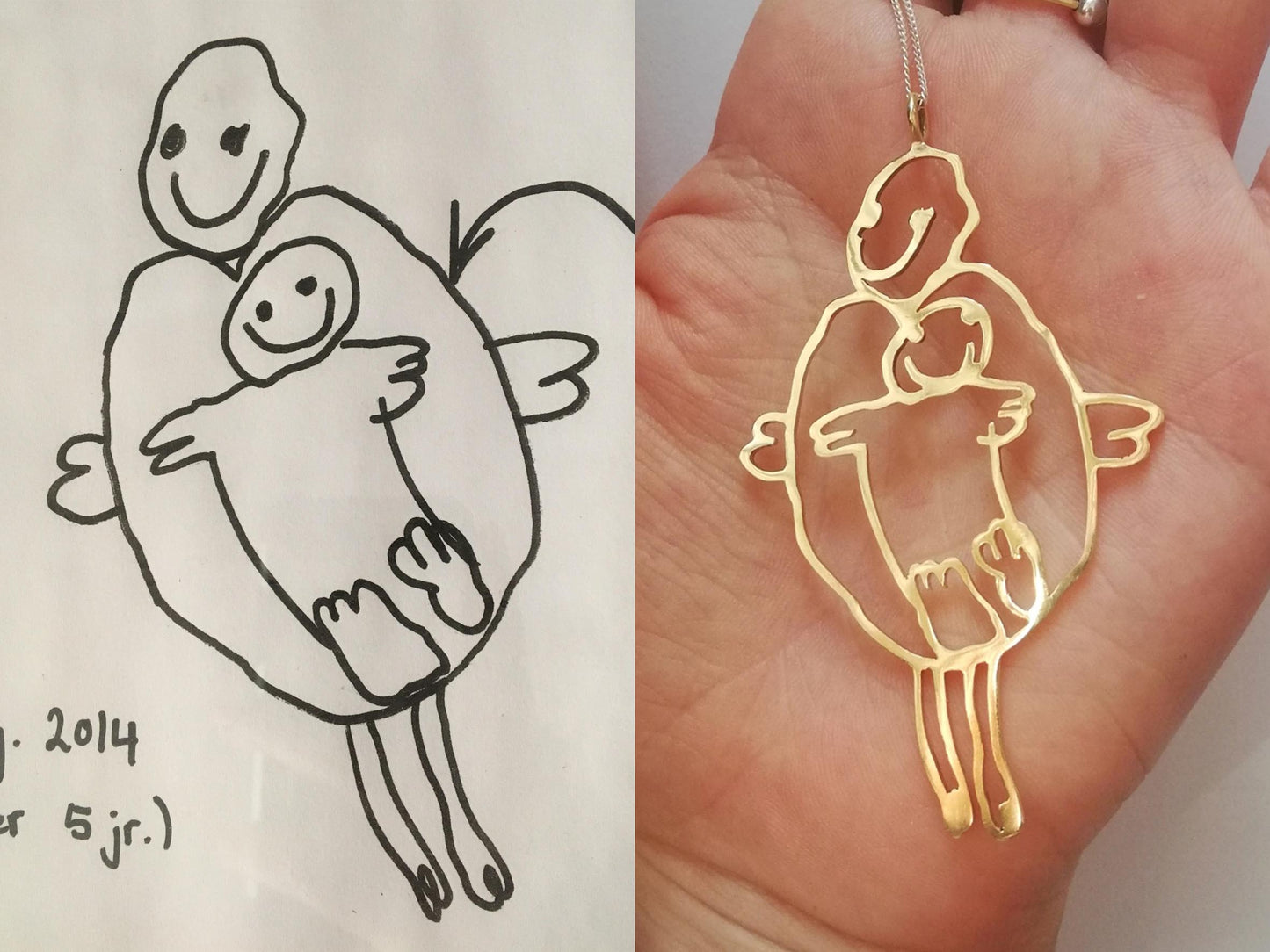 Kiddies Art Necklace