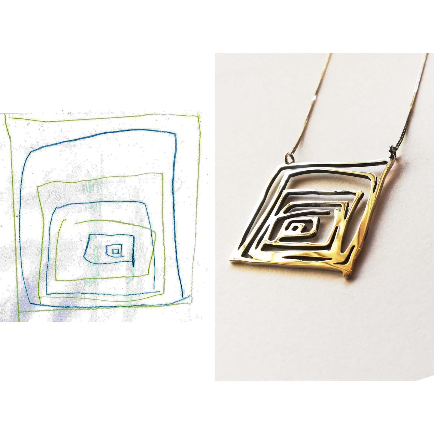 Kiddies Art Necklace