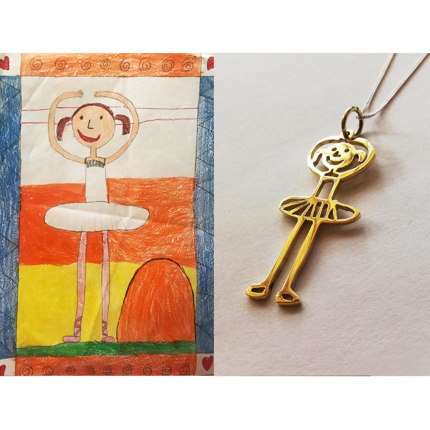Kiddies Art Necklace