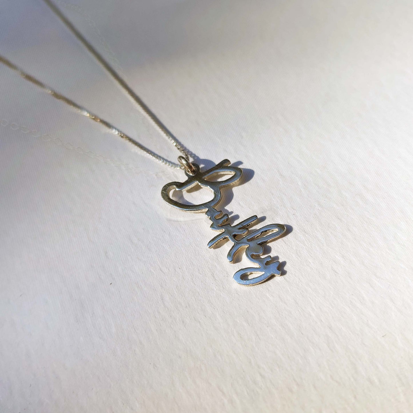 NAME Necklace Vertical