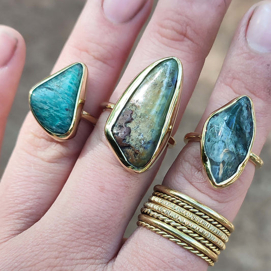 STONE BEZEL Ring