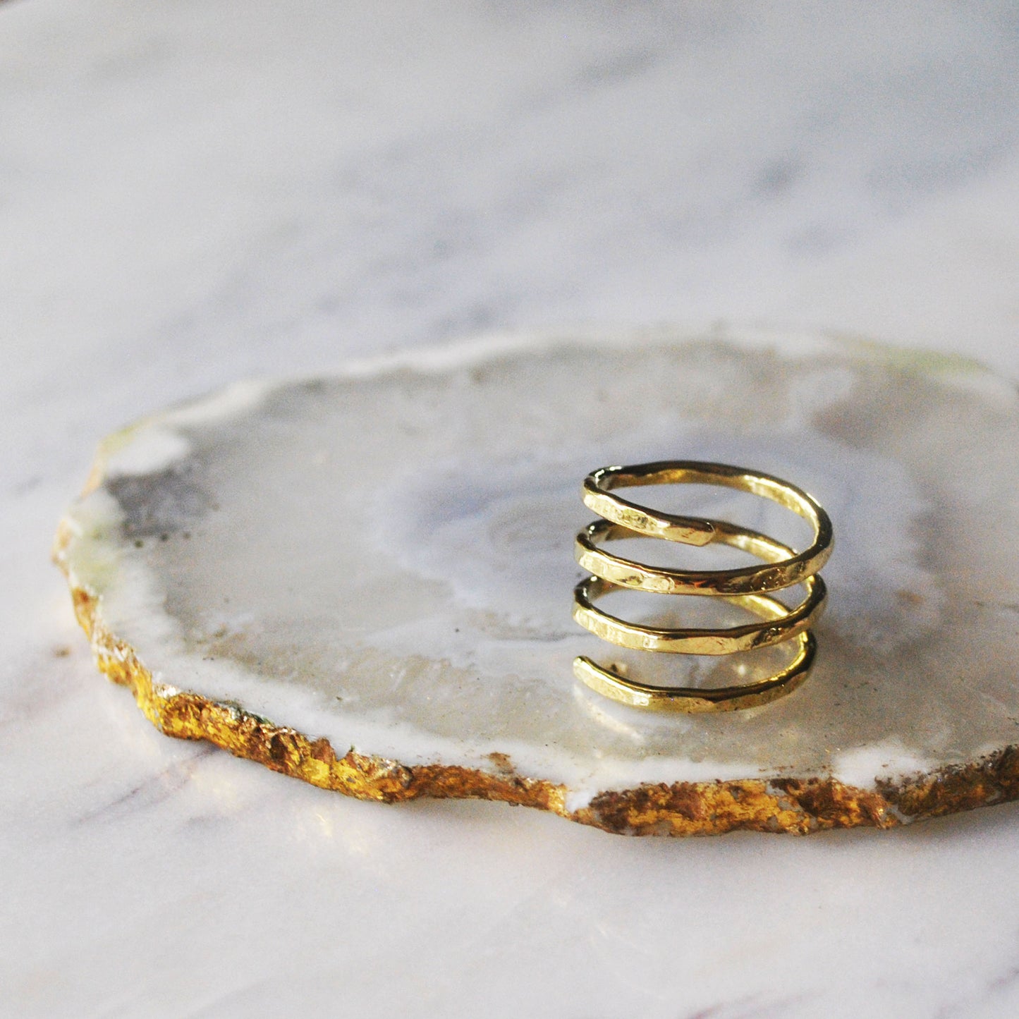 Double Bark Wrap Ring