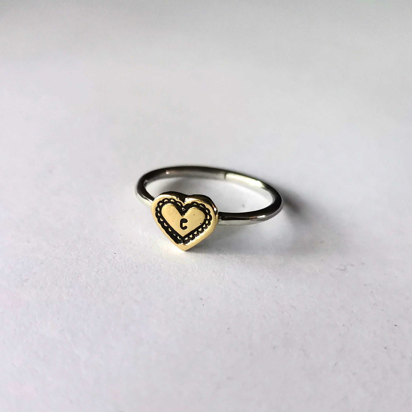 Lace Heart Ring