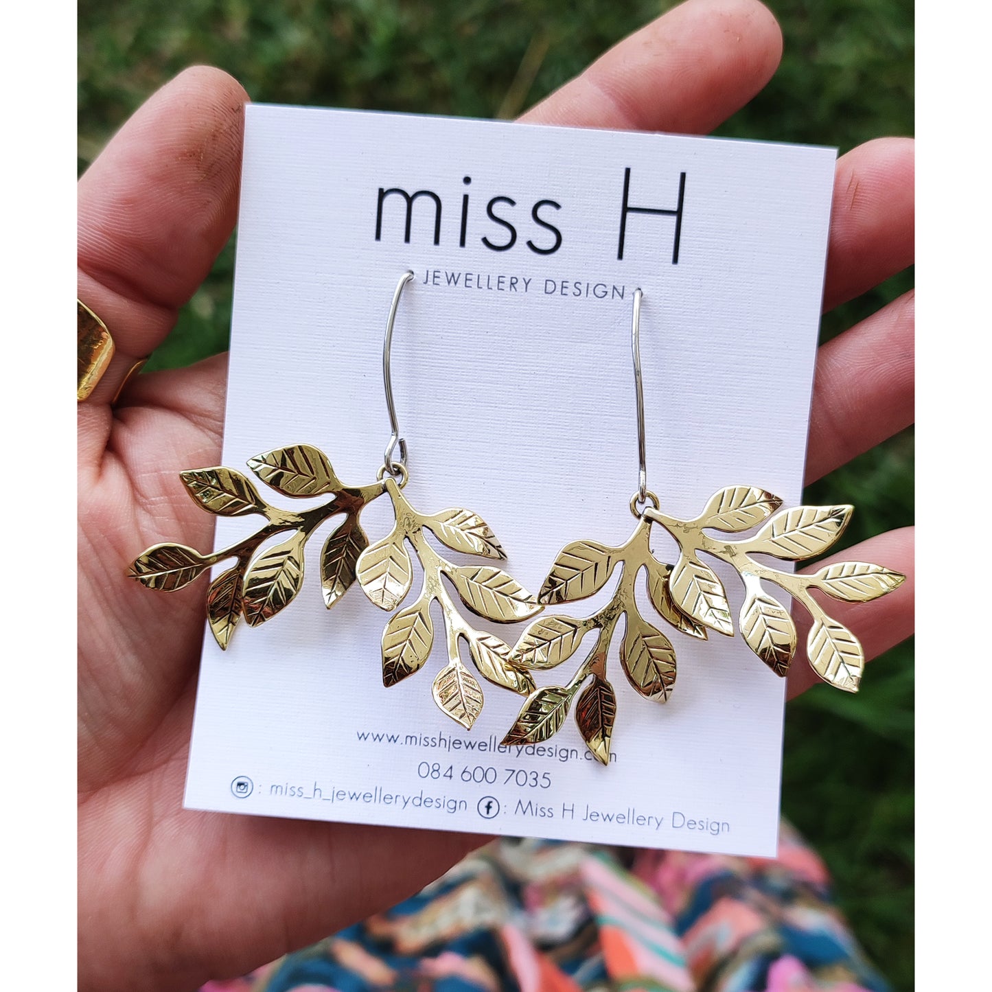 DOUBLE LEAFY DANGLY Earrings