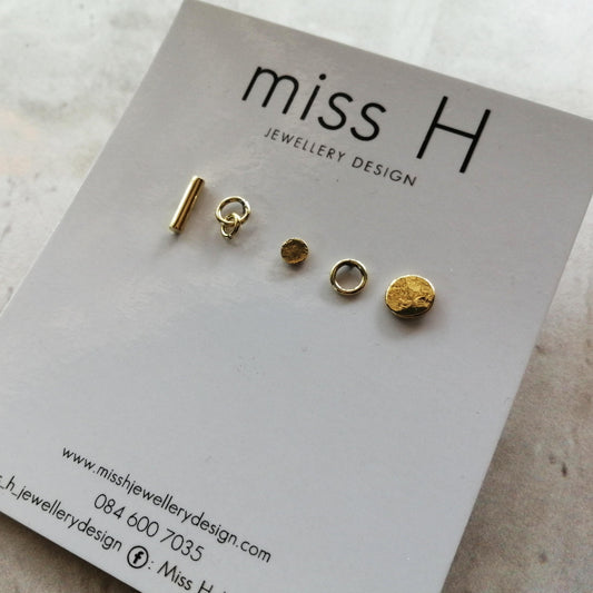 Mixed Stud Pack in Brass