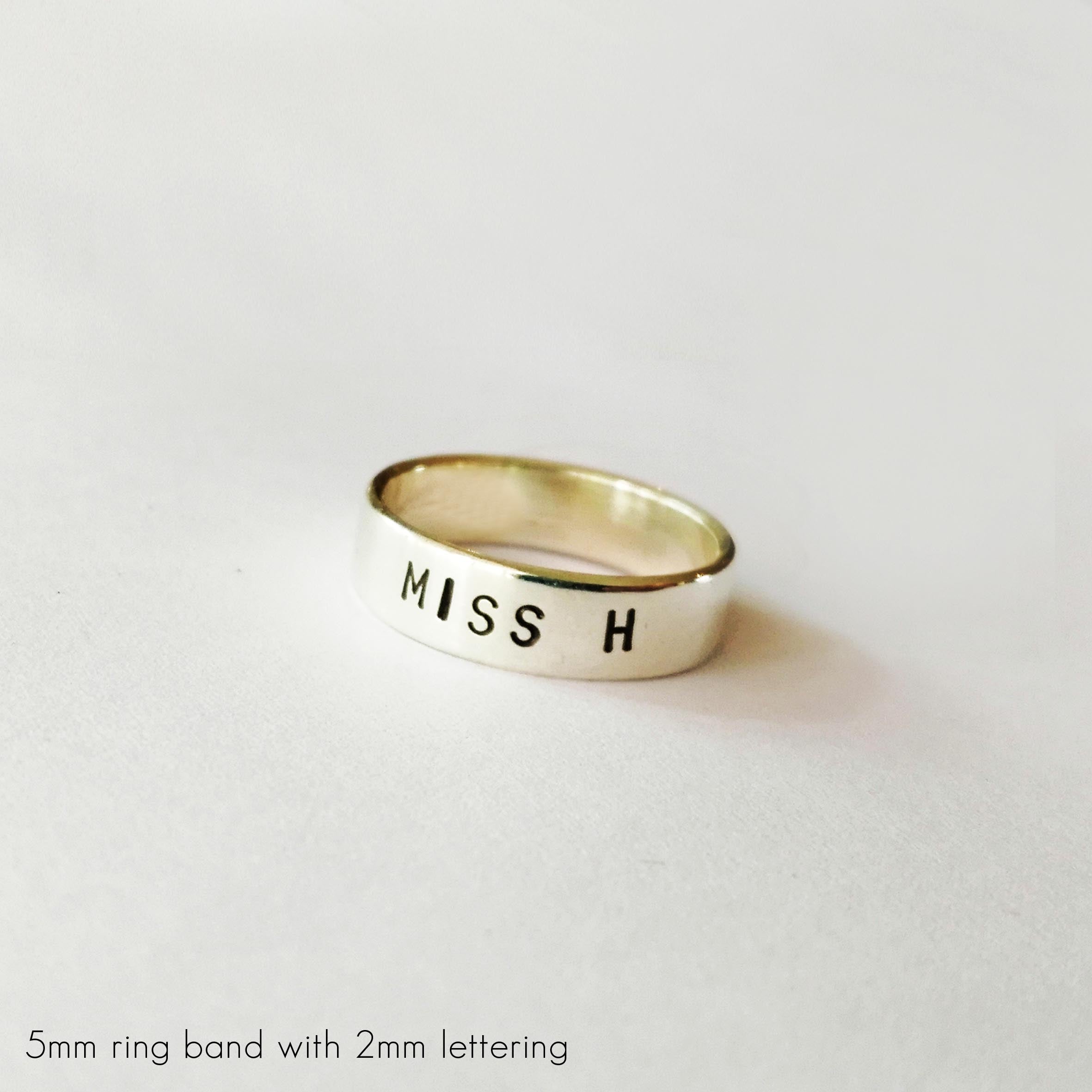 Thick Punch Ring – Miss H Jewellery Design